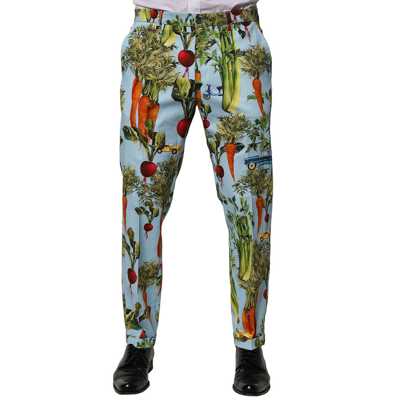 Pantalon homme en coton dégradé multicolore Dolce &amp; Gabbana