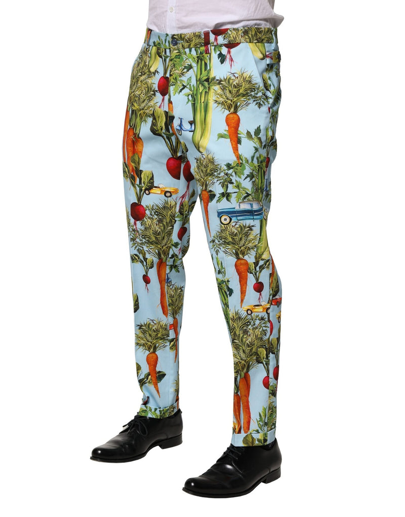 Pantalon homme en coton dégradé multicolore Dolce &amp; Gabbana