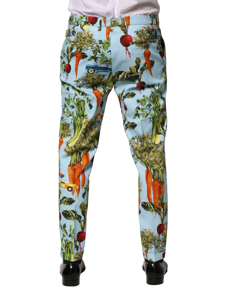 Pantalon homme en coton dégradé multicolore Dolce &amp; Gabbana