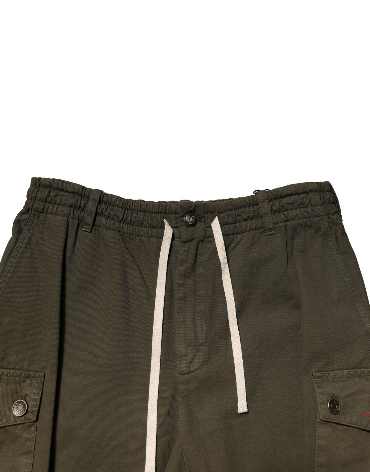 Pantalon cargo en coton brun à cordon de serrage de Dolce &amp; Gabbana