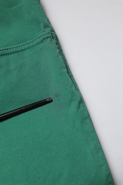 Dolce & Gabbana Green Cotton Stretch Skinny Men Denim Jeans