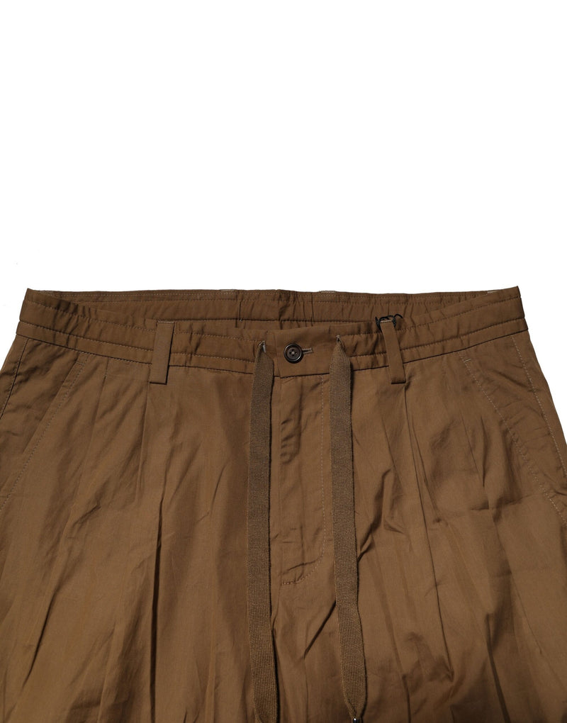 Pantalon chino en coton brun taille mi-hauteur pour homme de Dolce &amp; Gabbana