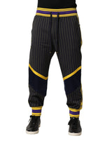 Pantalon de jogging en laine à rayures multicolores Dolce &amp; Gabbana