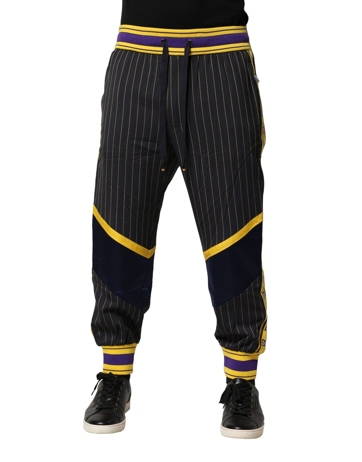 Dolce &amp; Gabbana joggingbroek van wol met meerkleurige strepen