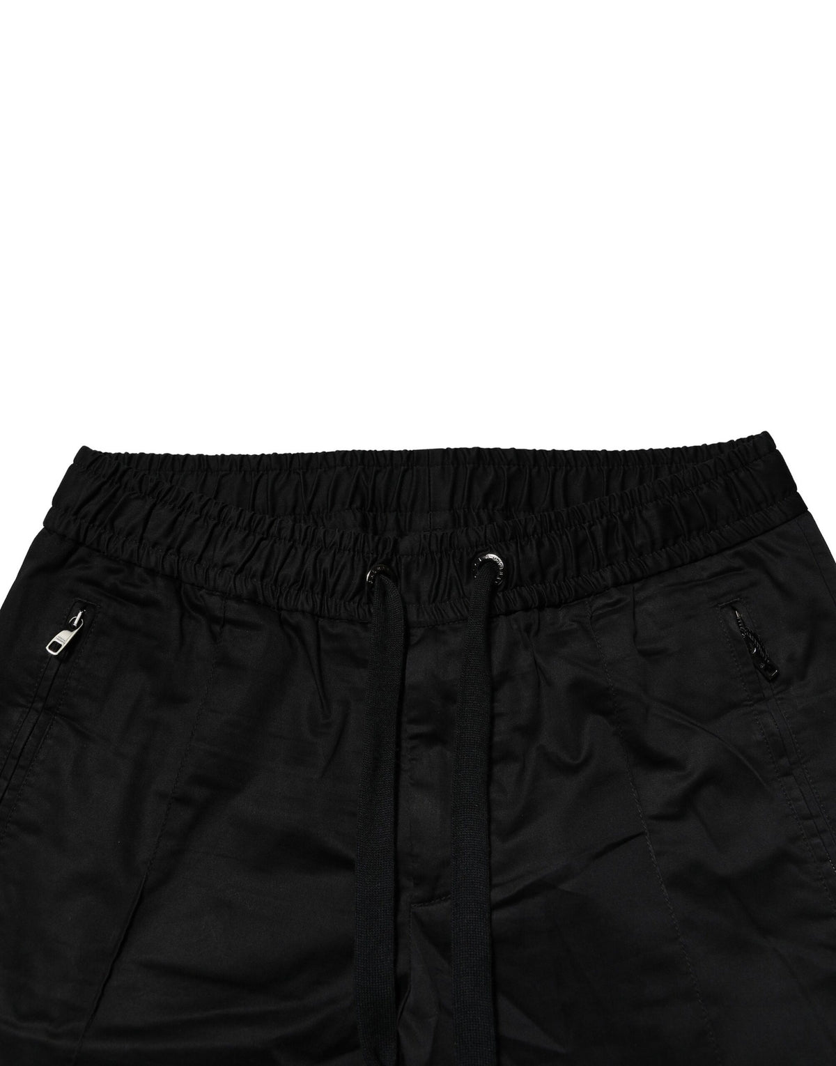 Pantalon de jogging noir en coton taille mi-hauteur de Dolce &amp; Gabbana