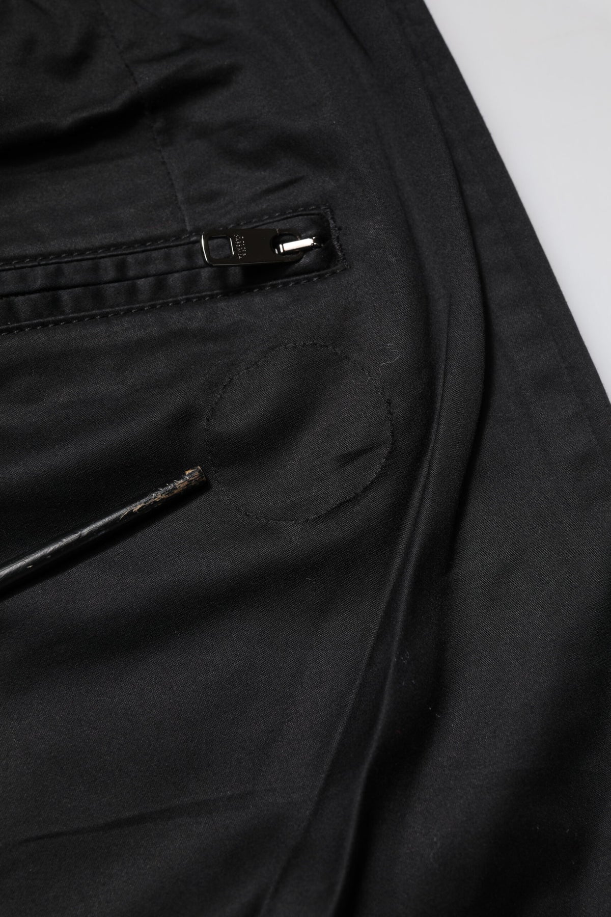 Pantalon de jogging noir en coton taille mi-hauteur de Dolce &amp; Gabbana