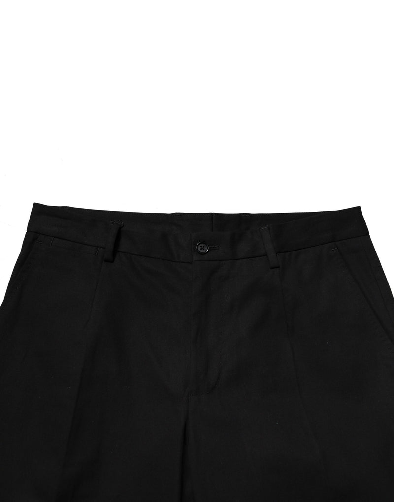 Dolce &amp; Gabbana zwarte katoenen cargobroek voor heren