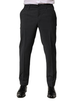 Robe en laine noire et pantalon tailleur slim noir Dolce &amp; Gabbana