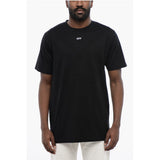 T-shirt à col rond en coton ARROW blanc cassé et noir