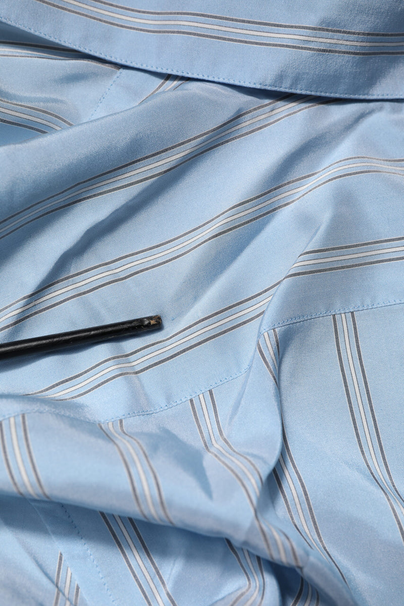 Chemise habillée rayée MARTINI bleu clair de Dolce &amp; Gabbana