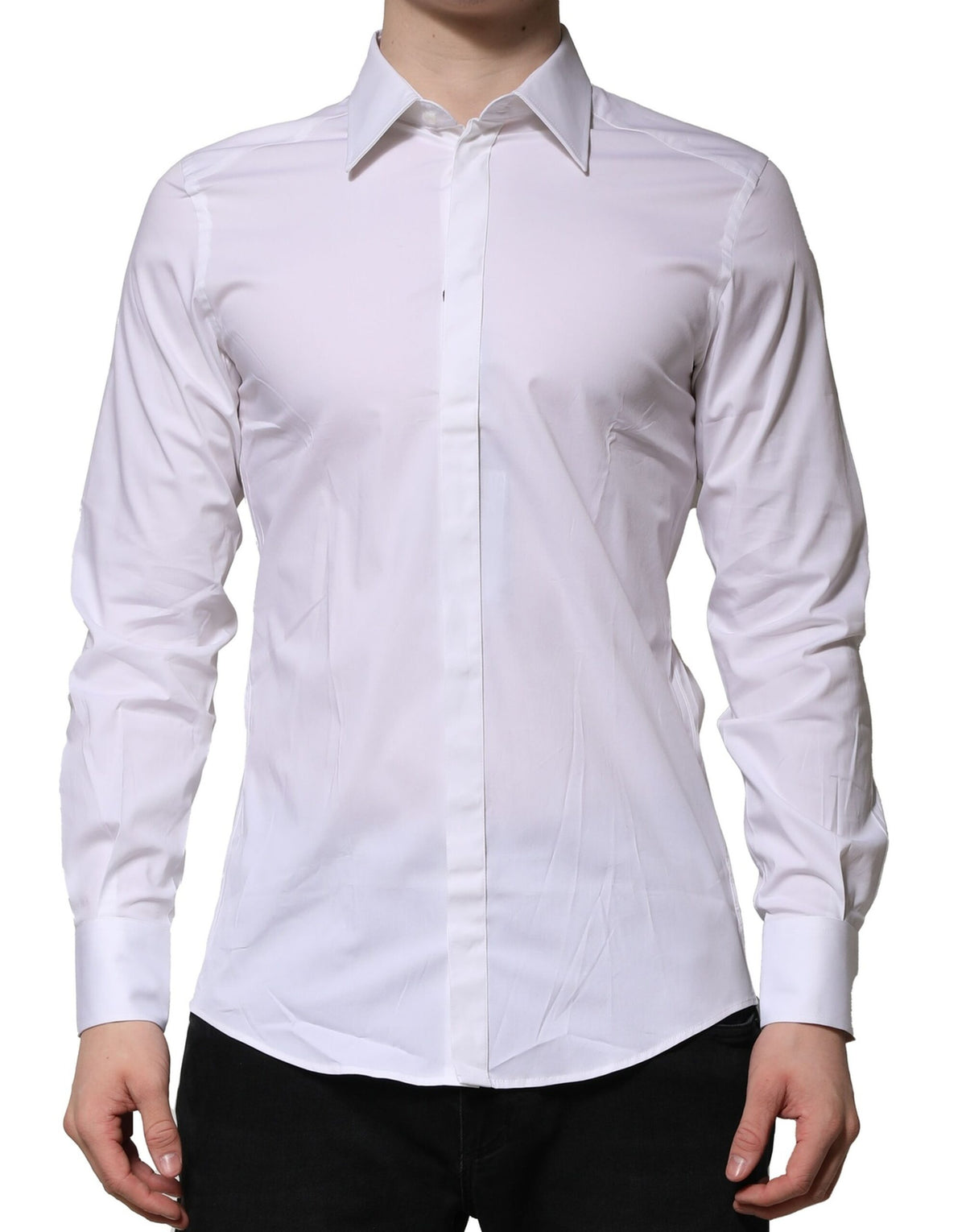 Chemise habillée à manches longues blanche MARTINI de Dolce &amp; Gabbana