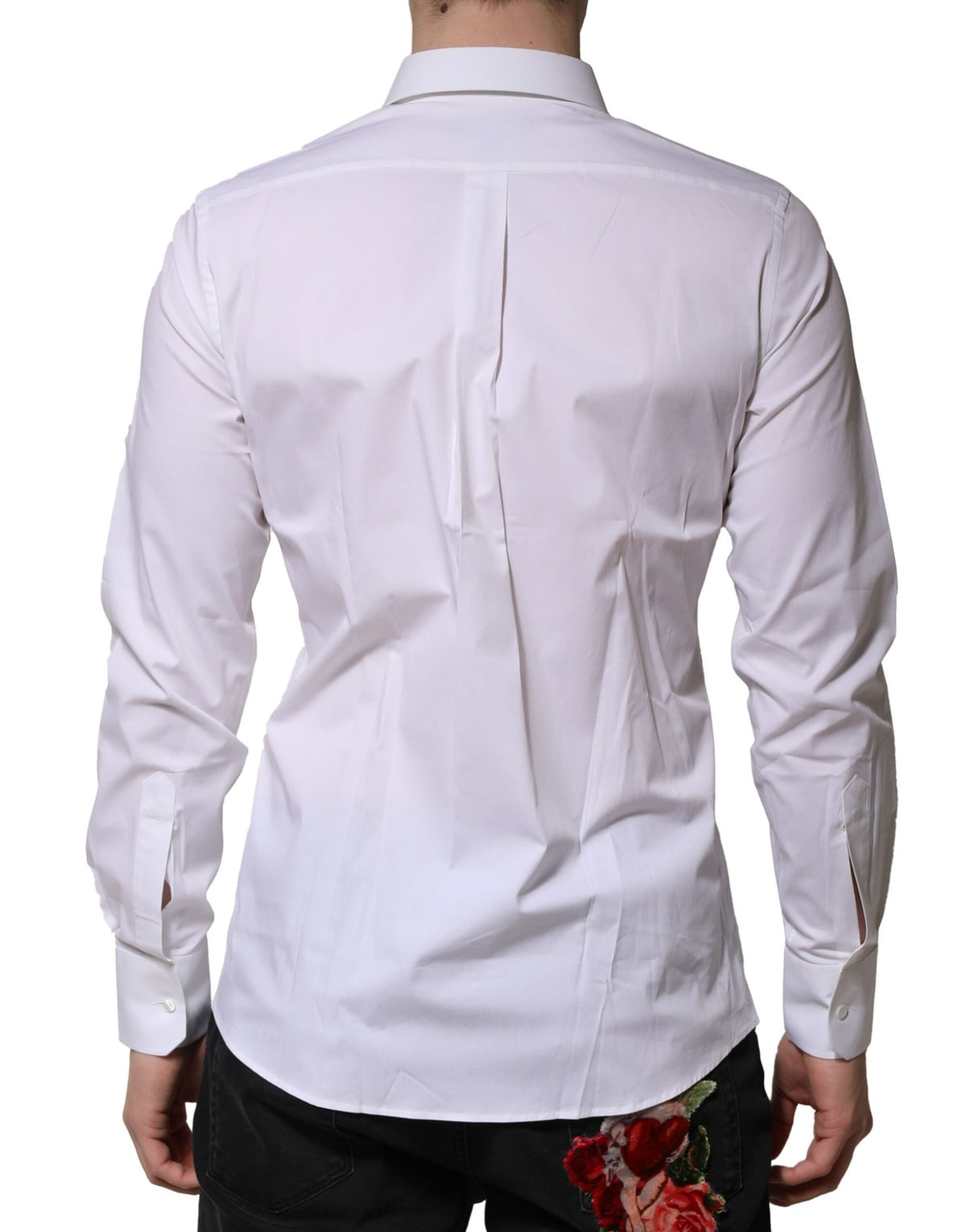 Chemise habillée à manches longues blanche MARTINI de Dolce &amp; Gabbana