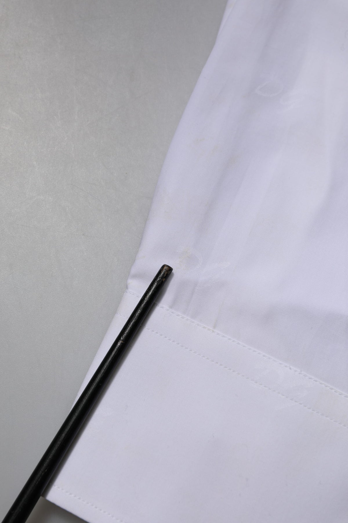 Chemise habillée à manches longues dorée et blanche Dolce &amp; Gabbana
