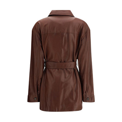 Veste en cuir Sahara de Brunello Cucinelli