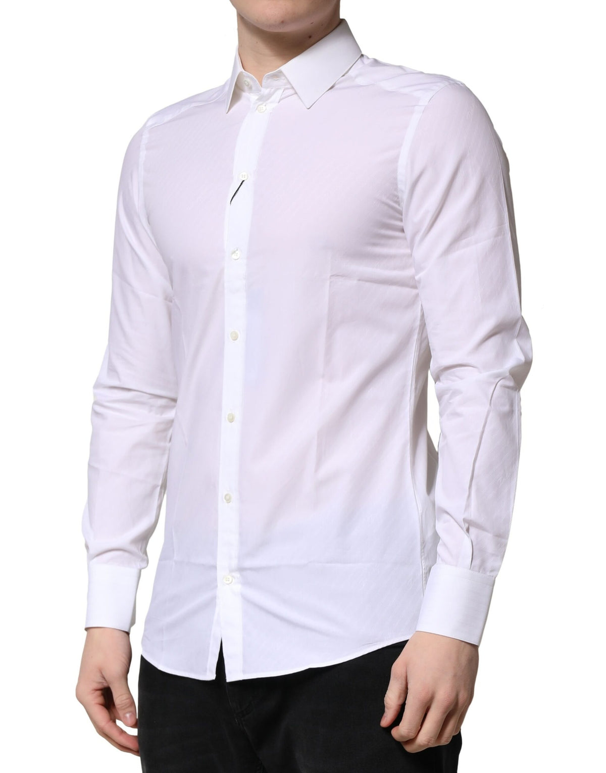 Chemise habillée à manches longues blanche MARTINI de Dolce &amp; Gabbana