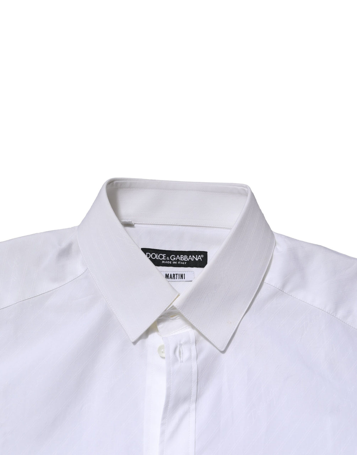 Chemise habillée à manches longues blanche MARTINI de Dolce &amp; Gabbana