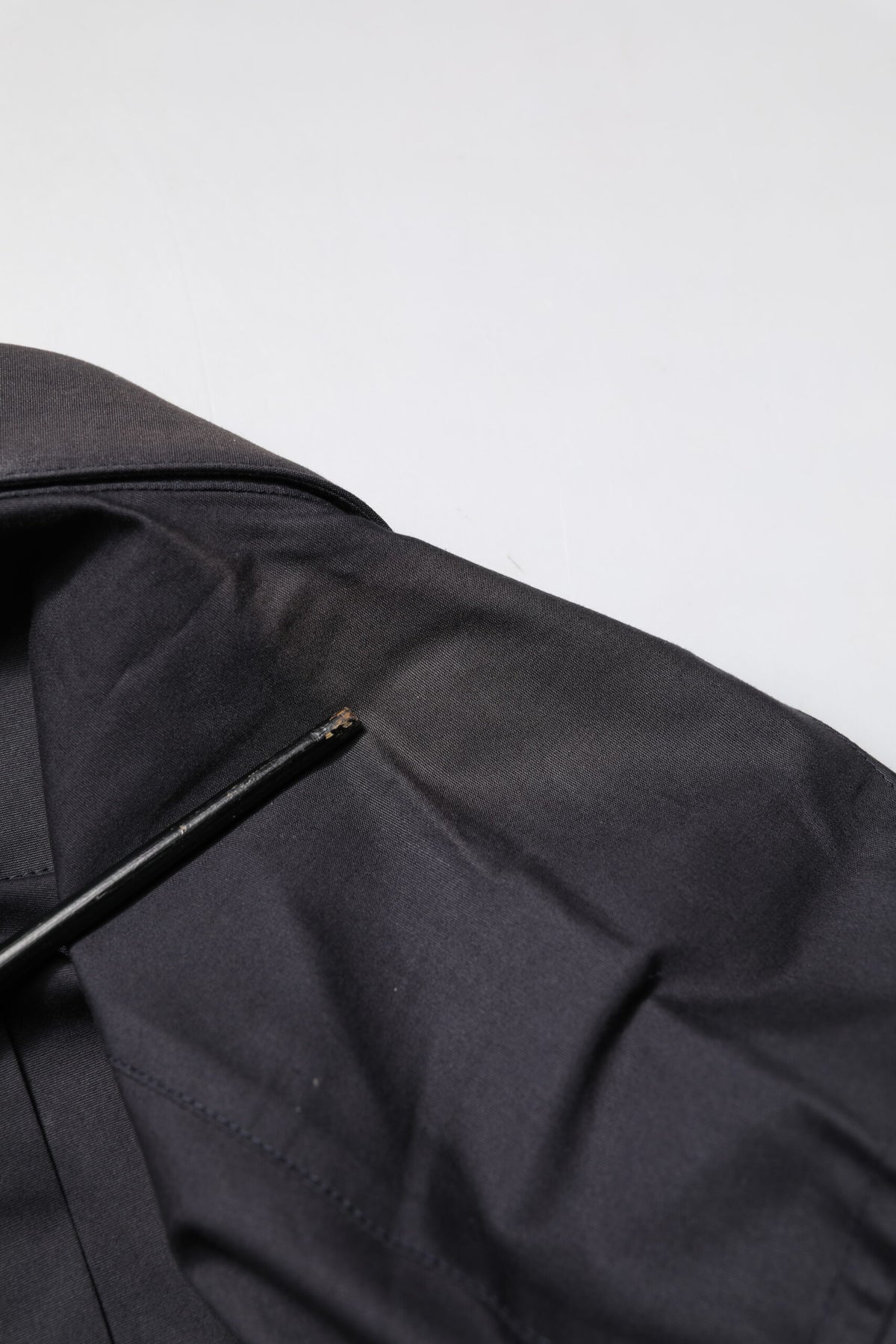 Chemise habillée à manches longues en coton bleu doré de Dolce &amp; Gabbana