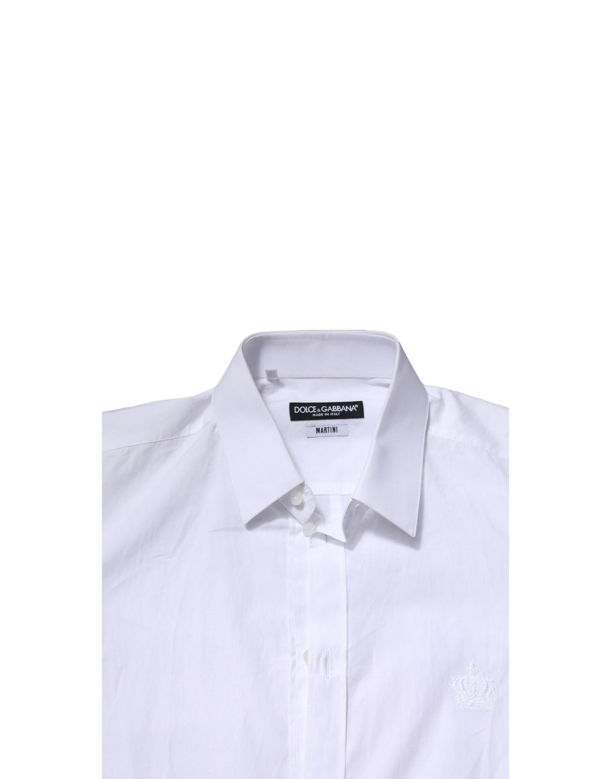 Chemise habillée à manches longues MARTINI blanche pour homme de Dolce &amp; Gabbana