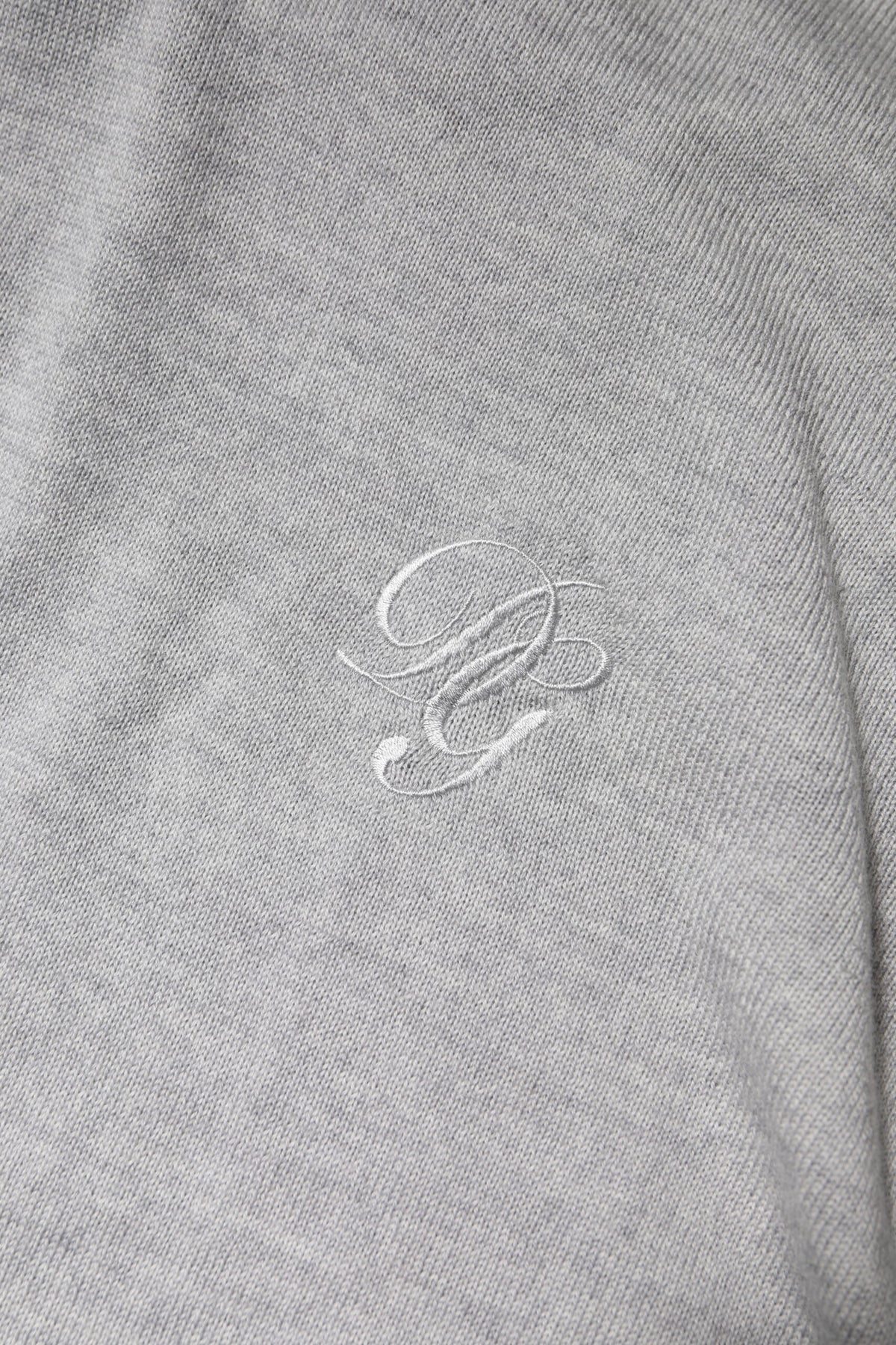 Pull en laine à col montant à manches longues gris de Dolce &amp; Gabbana