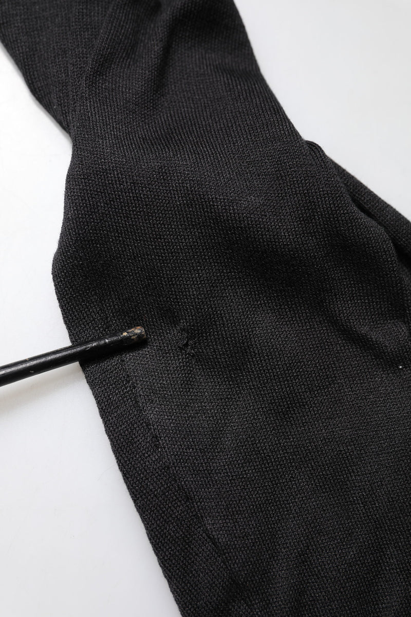 Pull en coton noir avec logo DG pour homme de Dolce &amp; Gabbana