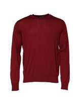 Pull en cachemire à col rond marron de Dolce &amp; Gabbana