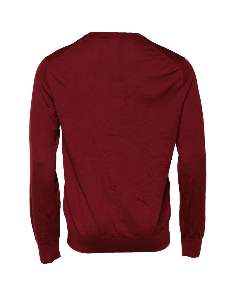 Pull en cachemire à col rond marron de Dolce &amp; Gabbana