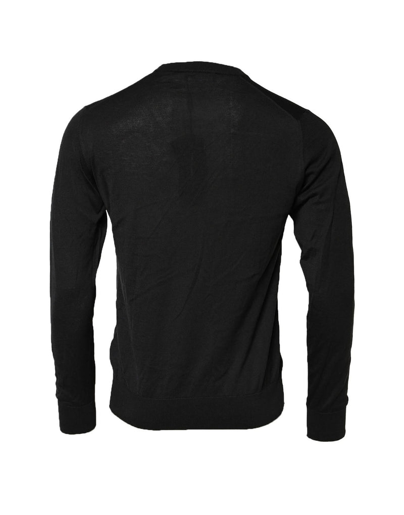 Dolce &amp; Gabbana donkergrijze katoenen sweatshirt met DG-logo