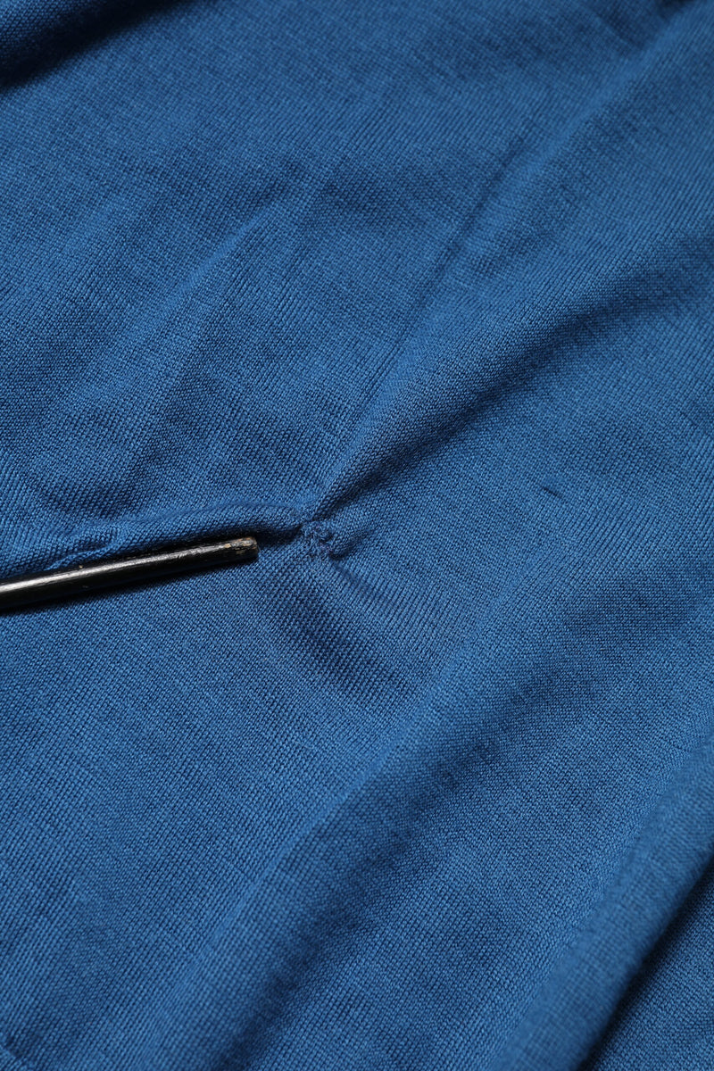 Pull en cachemire bleu à col rond Dolce &amp; Gabbana