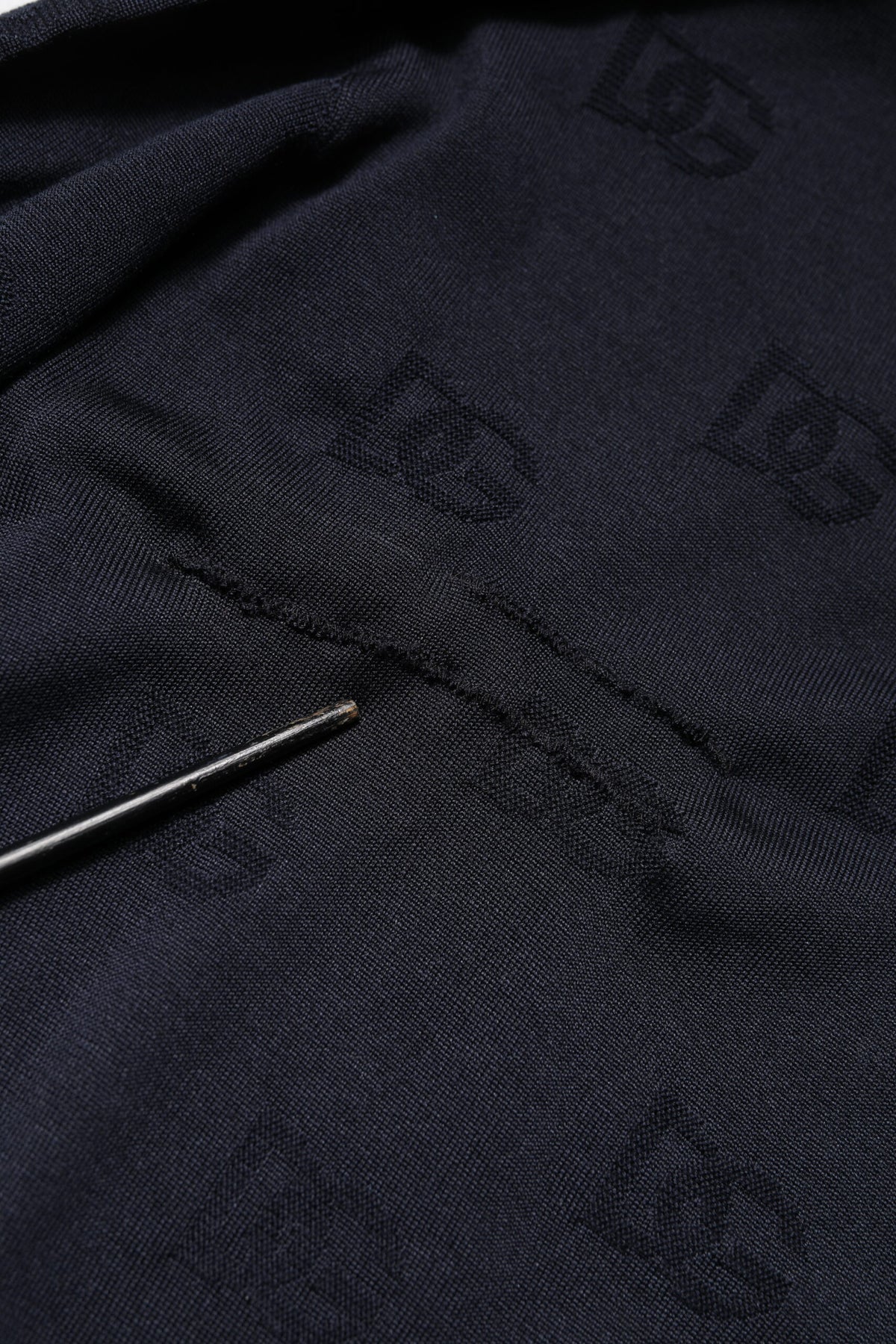 Pull en soie noir à col rond Dolce &amp; Gabbana