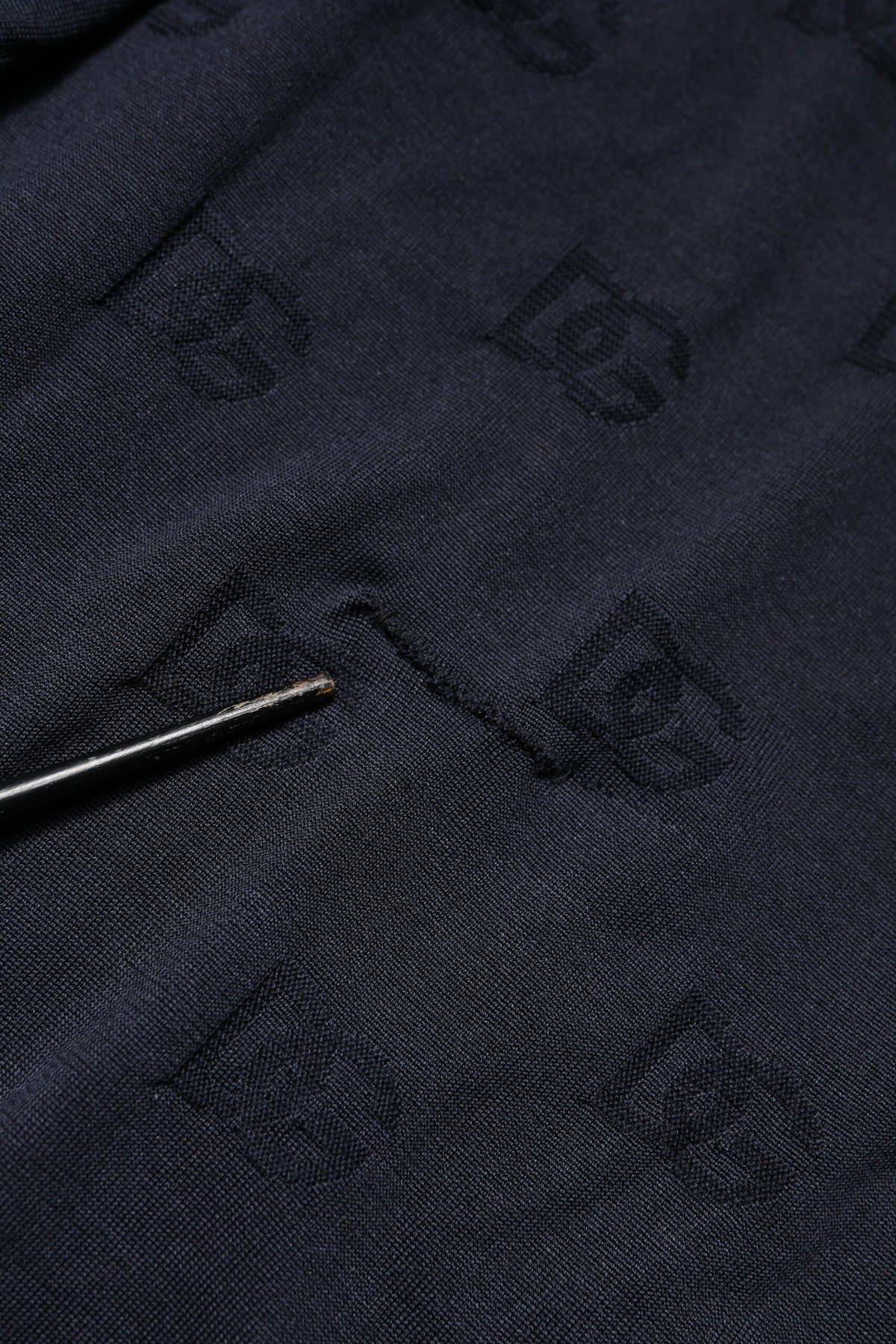 Pull en soie noir à col rond Dolce &amp; Gabbana