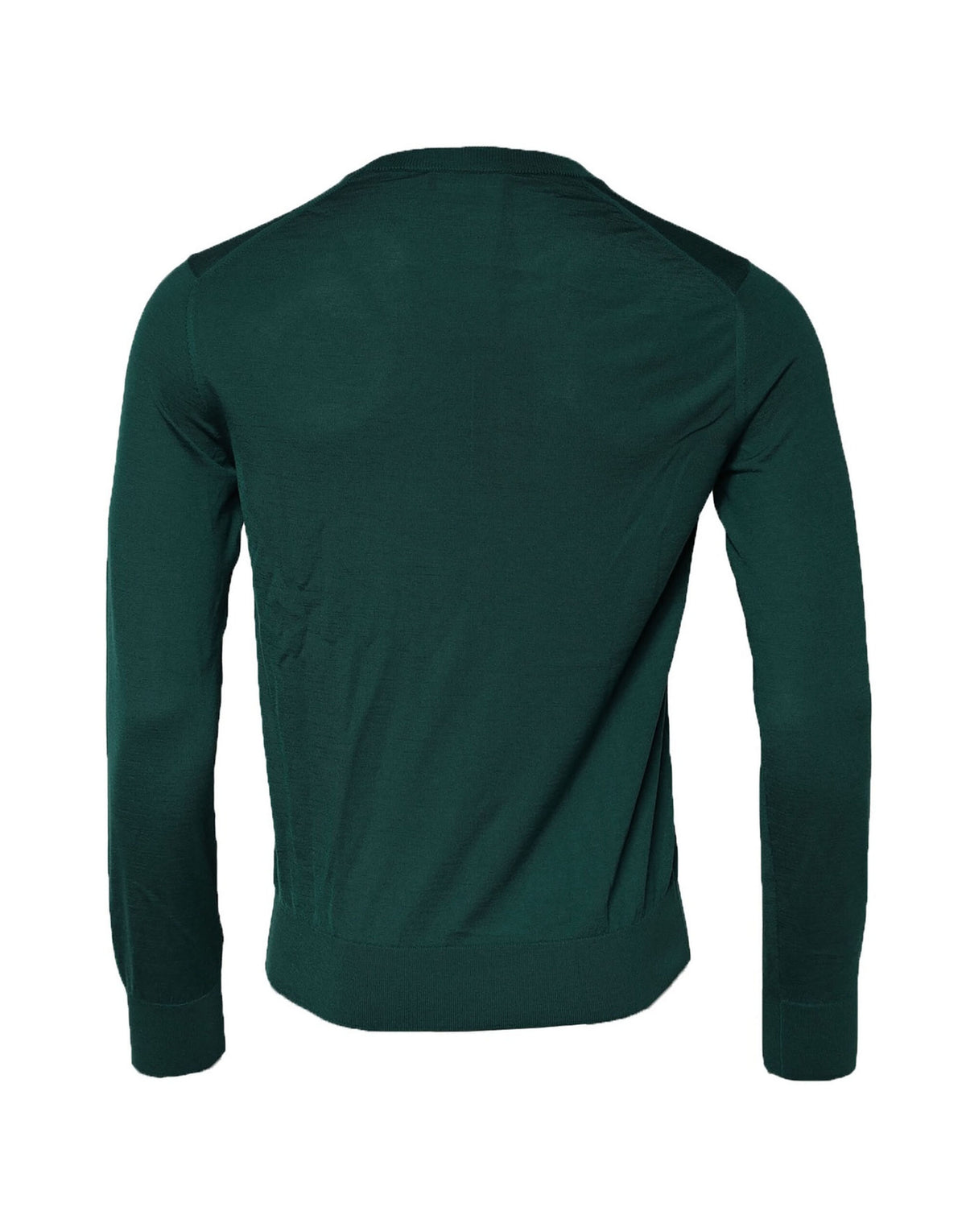 Pull en cachemire vert à col rond Dolce &amp; Gabbana