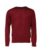 Pull en cachemire à col rond marron de Dolce &amp; Gabbana