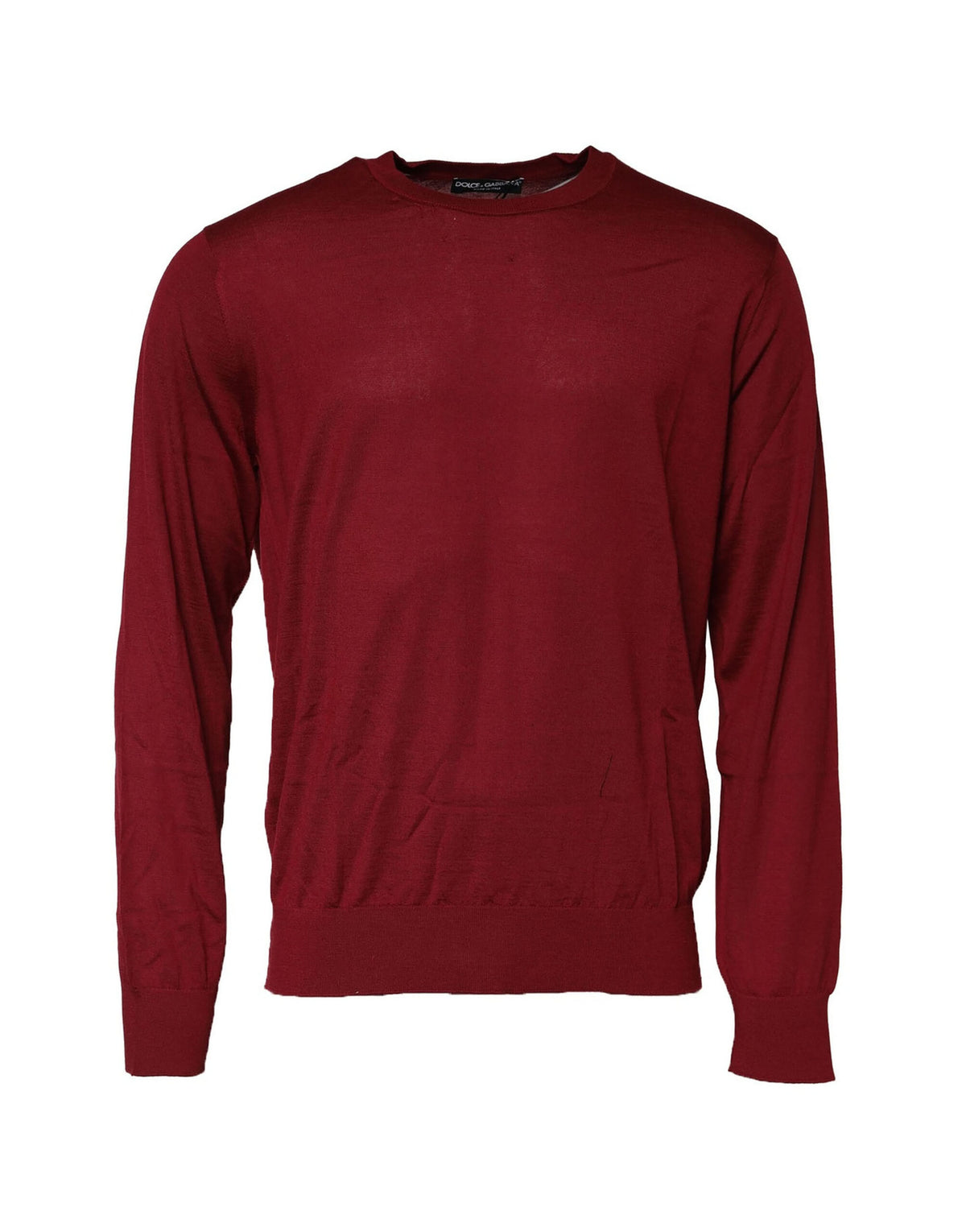 Pull en cachemire à col rond marron de Dolce &amp; Gabbana