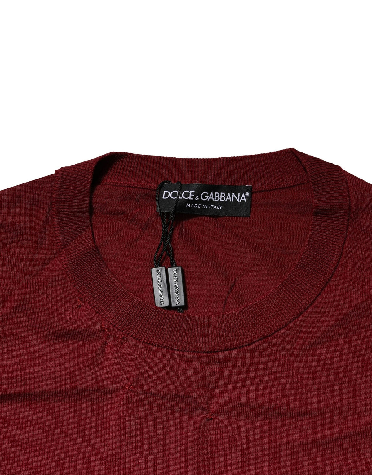Pull en cachemire à col rond marron de Dolce &amp; Gabbana