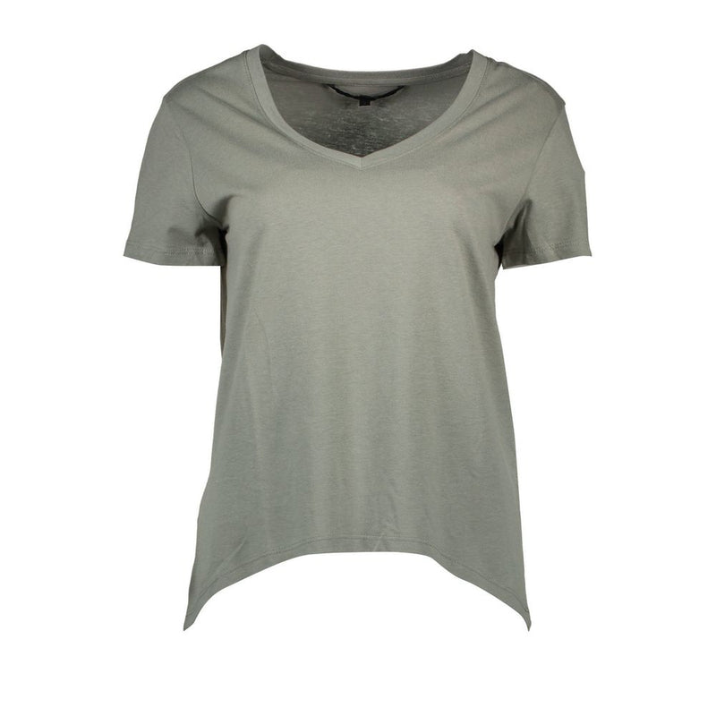 Silvian Heach T-Shirt Femme Vert en Coton