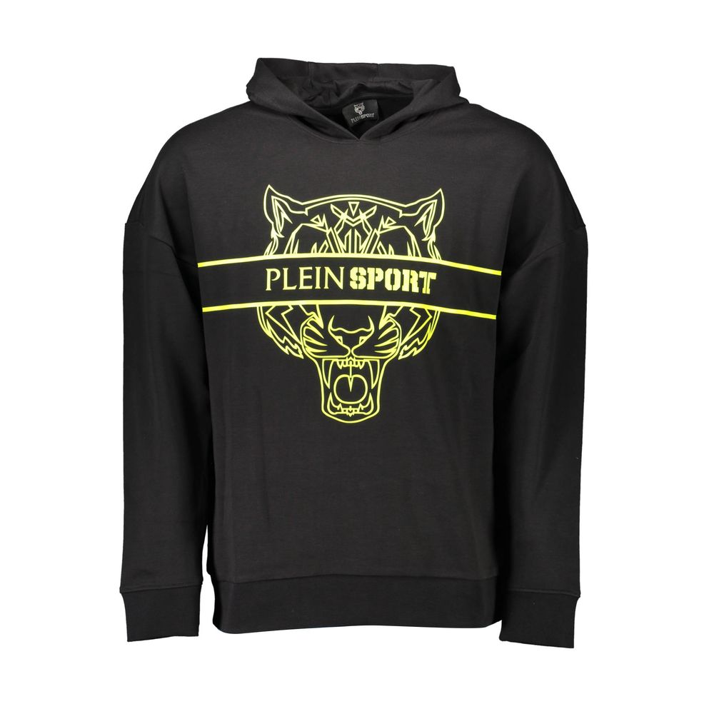 Pull en coton noir pour homme Plein Sport
