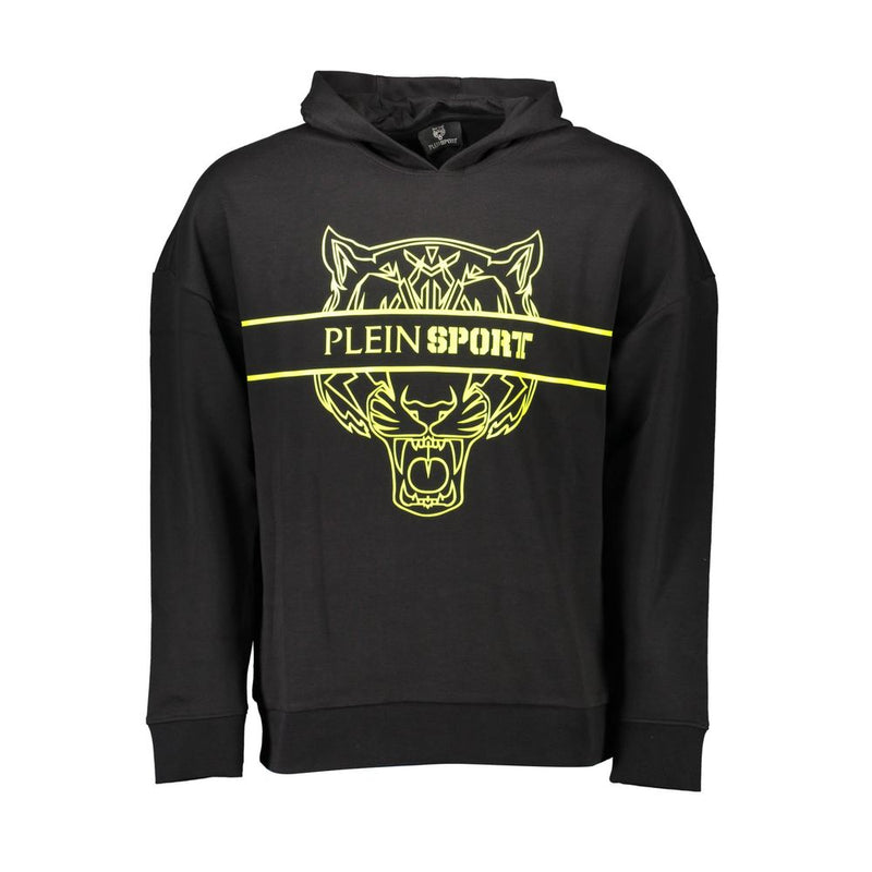 Pull en coton noir pour homme Plein Sport