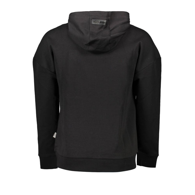 Pull en coton noir pour homme Plein Sport