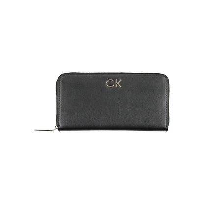 Calvin Klein Zwarte Polyethyleen Dames Portemonnee
