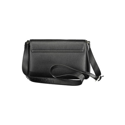 Calvin Klein Zwarte Polyester Dames Handtas