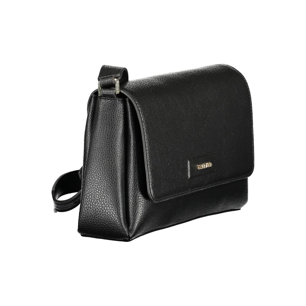 Calvin Klein Zwarte Polyester Dames Handtas