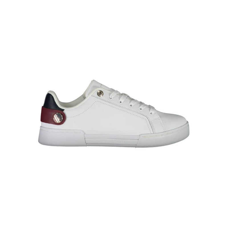 Tommy Hilfiger White Polyethylene Women Sneaker - Sustainable Style