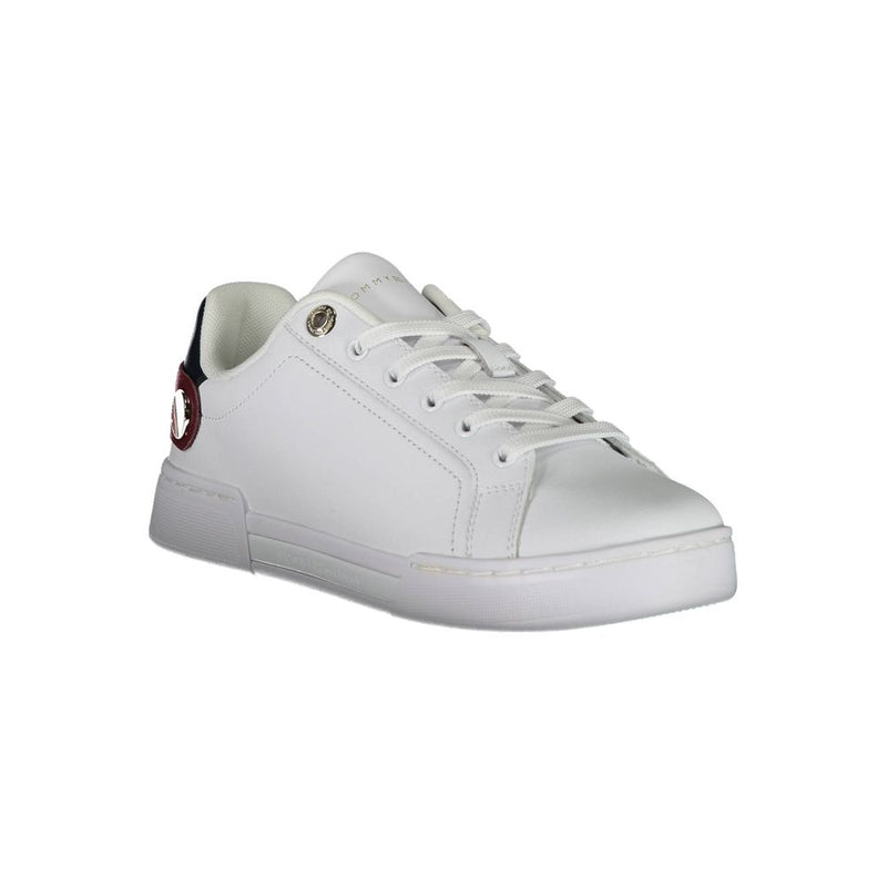 Tommy Hilfiger White Polyethylene Women Sneaker - Sustainable Style