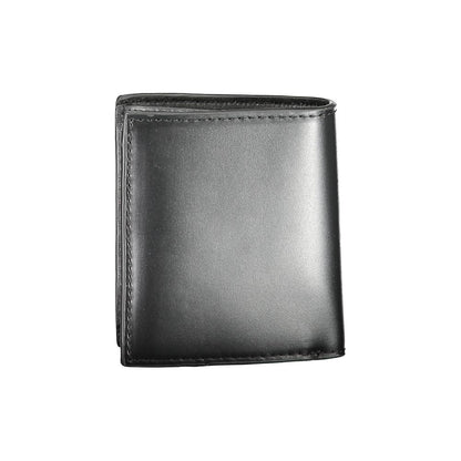 Portefeuille homme en cuir noir Tommy Hilfiger
