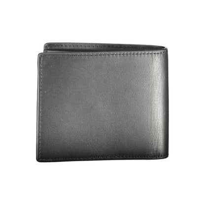 Portefeuille homme en cuir noir Tommy Hilfiger