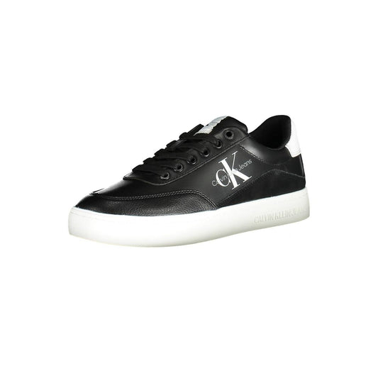 Sneaker en cuir noir pour femme de Calvin Klein