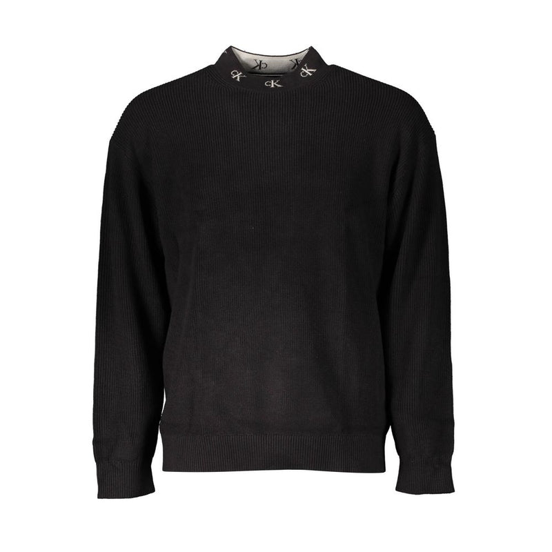 Pull en coton noir pour homme Calvin Klein