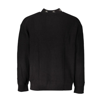 Pull en coton noir pour homme Calvin Klein