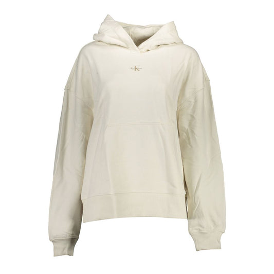 Pull en coton blanc Calvin Klein pour femme