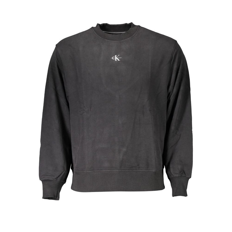 Pull en coton noir pour homme Calvin Klein